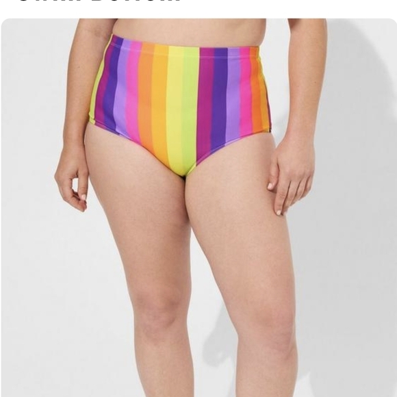 High Rise Allover Smooth Swim Bottom, size M fits M/L, new - Picture 6 of 7